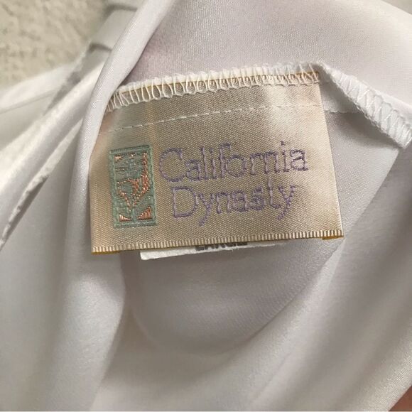 Vintage Y2K retro white satin boxy camisole top L - Picture 4 of 6
